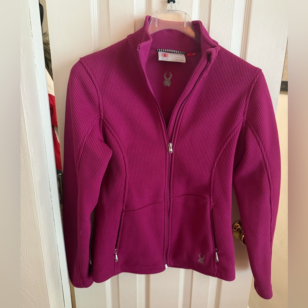 Spyder Core Sweater in Vibrant Pink